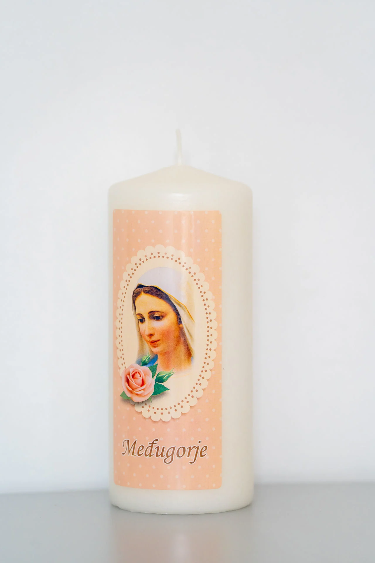 Svijeća Medjugorje Ruža