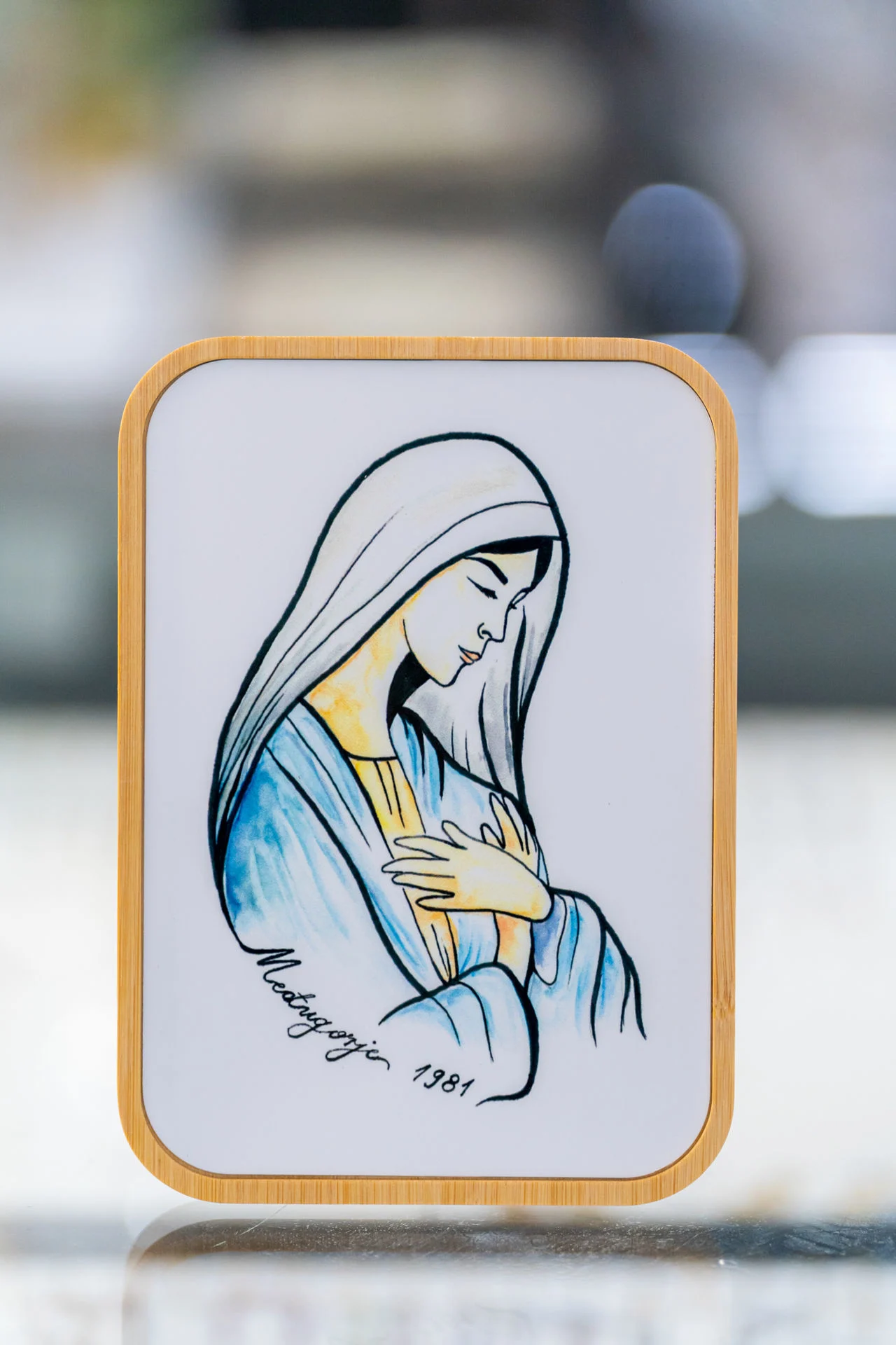 Slika na drvetu Medjugorje1981 (velika)