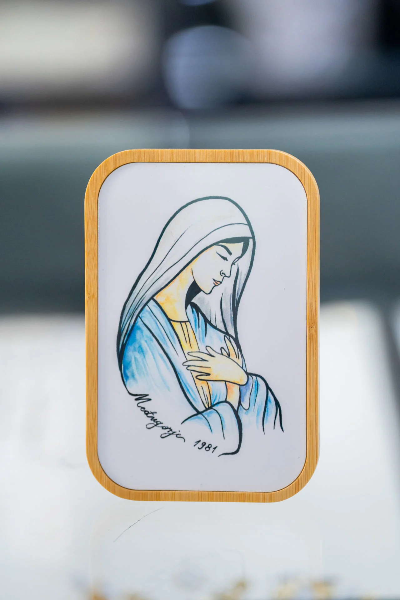 Slika na drvetu Medjugorje 1981 (mala)
