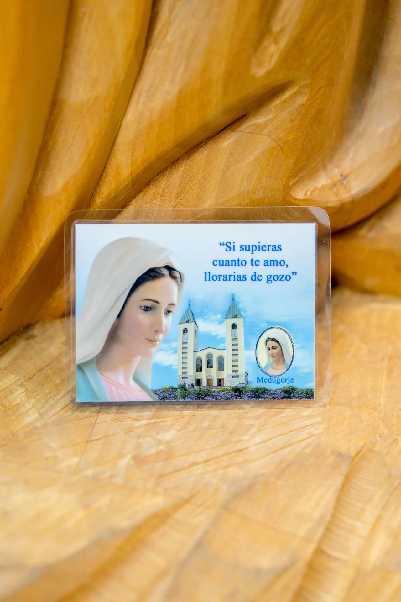 150 x Imagen con mensaje: "Si supieras cuanto te amo, llorarias de gozo"