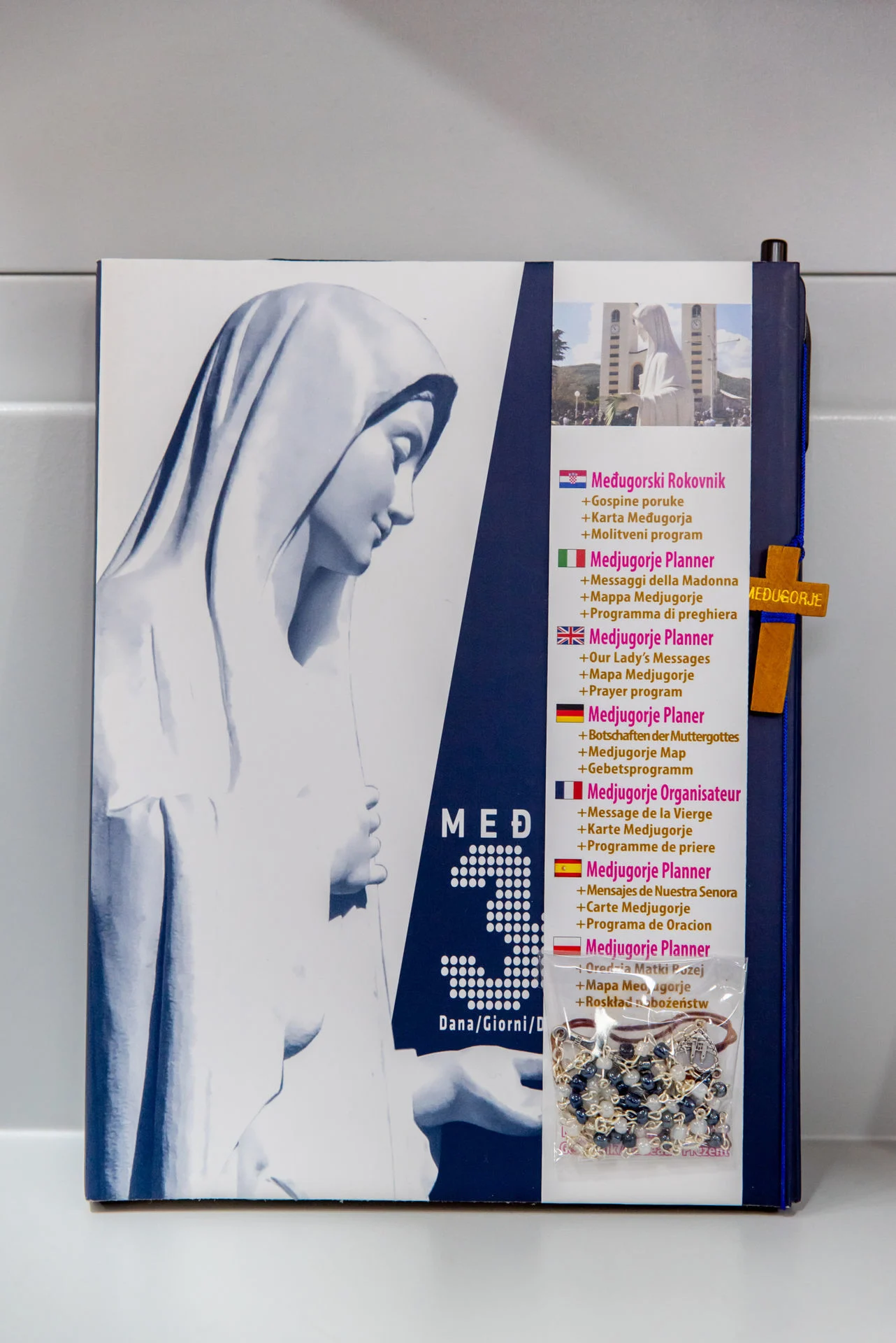 Medjugorje Planner with rosary and cross / for 365 days
