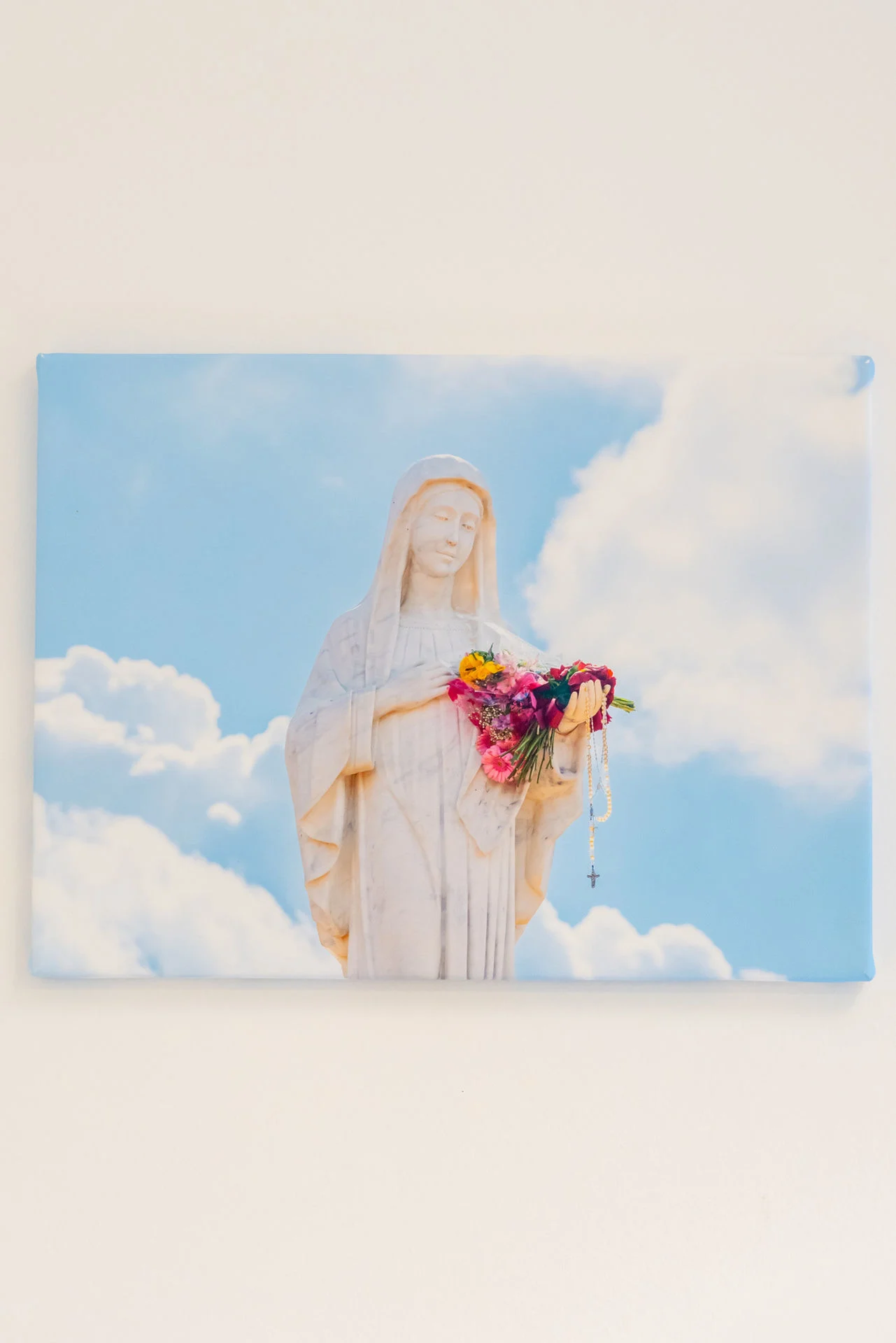 Our Lady in clouds