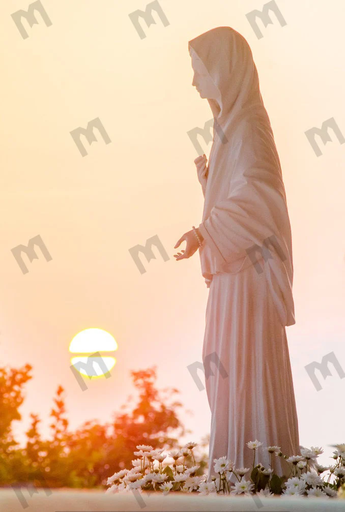 Statue of Our Lady - Stock Image for Download